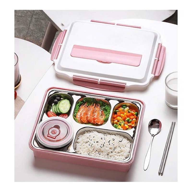 Khay Phần inox 4 Ngăn có nắp khay-phan-inox-4-ngan-co-nap
